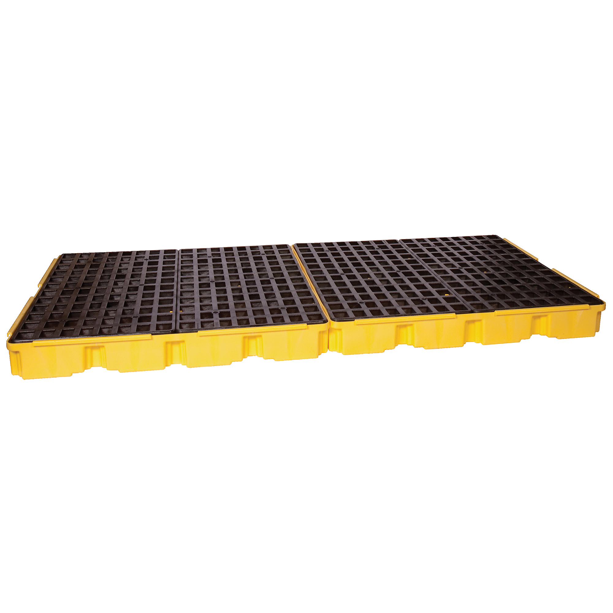 Eagle Modular Spill Containment Platform — 121 Gallon Sump Capacity, 8 Drum, HDPE, Yellow, Model# 1688